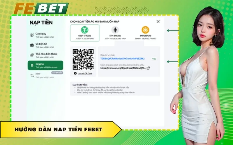 Hướng Dẫn Nạp Tiền FEBET